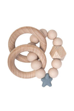 Load image into Gallery viewer, Nibbling Stellar Natural Wood Teething Toy
