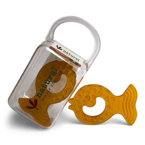 Make U Well Natural Rubber Teether - Fish