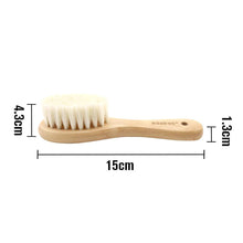 Load image into Gallery viewer, Haakaa Goat Wool Baby Hair Brush &amp; Comb Set
