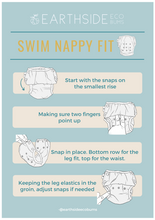 Load image into Gallery viewer, Earthside Eco Bum &#39;Connie&#39; OSFM Reusable Swim Nappy
