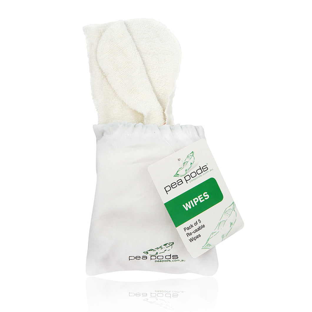Pea Pods Bamboo Reusable Wipes