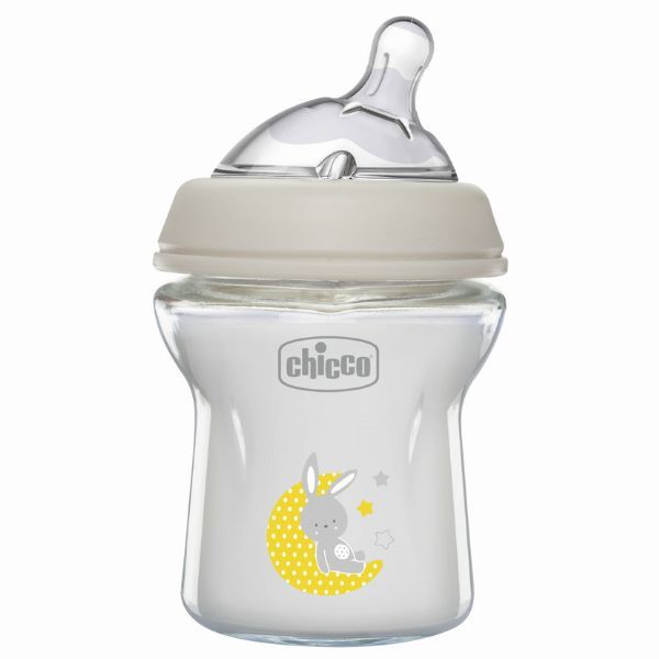 Chicco Natural Feeling Glass Bottle
