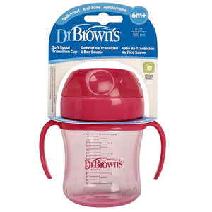 Dr Browns 180ml Soft Spout Transition Cup with Handles
