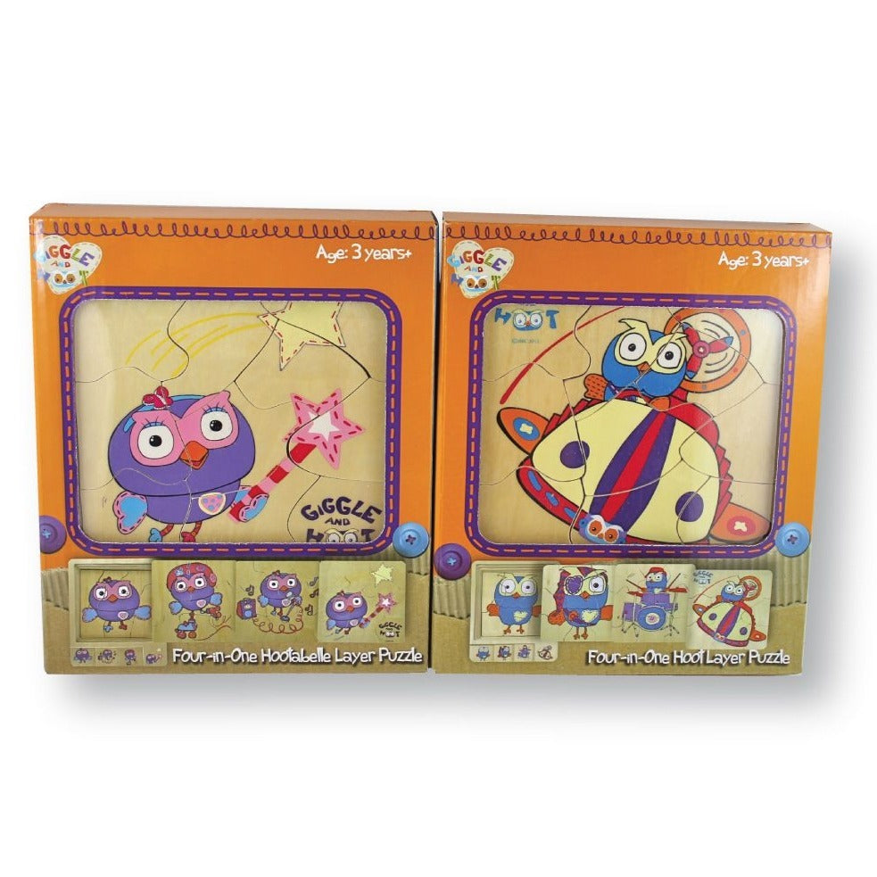 Discoveroo Hoot & Hootabelle Layer Puzzle